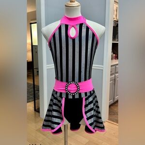 Pink and silver costume